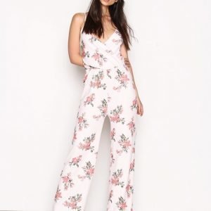 Nly Trend Strappy Print Jumpsuit Flowers