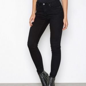 Nly Trend Superstretch Denim Skinny Farkut Musta