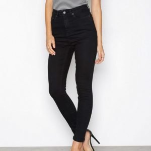 Nly Trend Superstretch High W Denim Skinny Farkut Musta