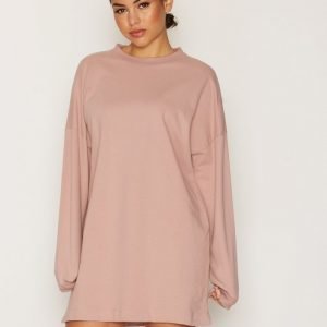 Nly Trend Through The Hood Sweat Svetari Dusty Pink