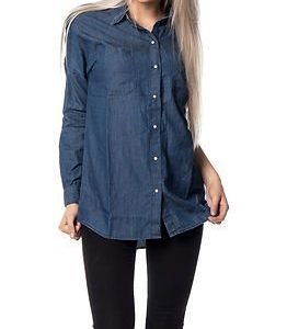 Noisy may Erik Oversize Shirt Medium Blue Denim