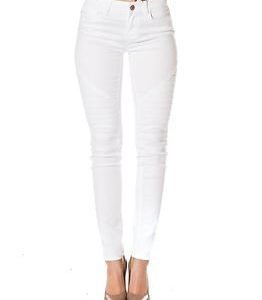 Noisy may Ex Lucy Biker Jeans White