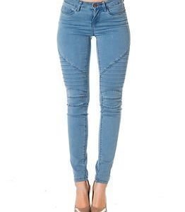 Noisy may Ex Lucy Biker Light Blue Denim