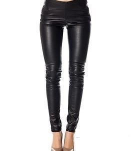 Noisy may Stella PU Leggings Black