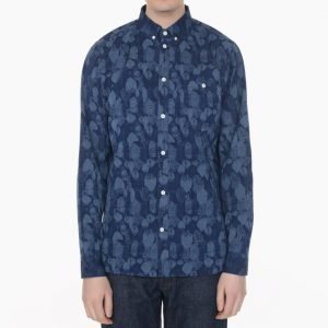 Norse Projects Anton Indigo Leaf