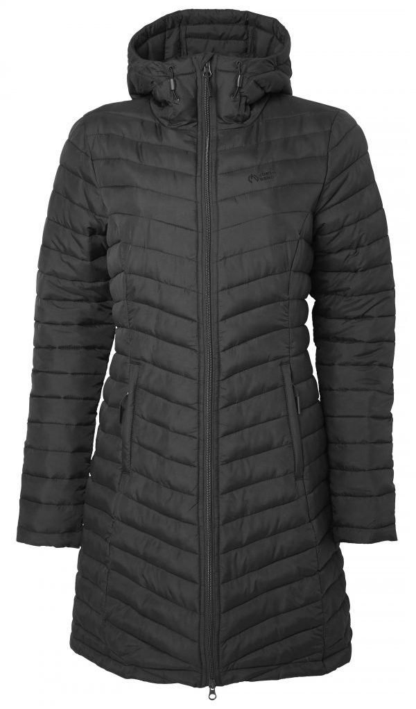 North Bend Urban Insulation Parka Takki Musta