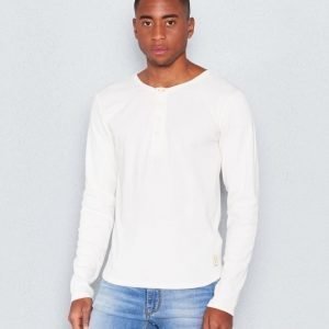 Nudie Jeans L/S Henly Rib Offwhite