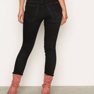 Nudie Jeans Skinny Lin Black Habit Farkut Black