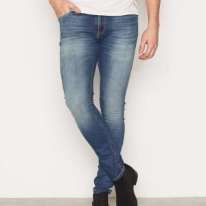 Nudie Jeans Skinny Lin Navy Mist Farkut Denim