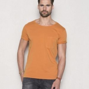 Nudie Jeans Worker Pocket Tee Orange