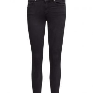 ODD MOLLY Stretch Blueblack Cropped Jean skinny farkut