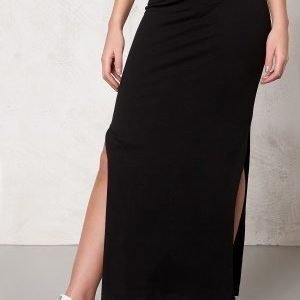 ONLY Abbie l slit skirt noos Black