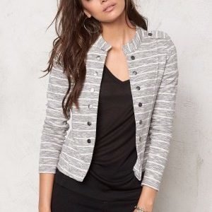 ONLY Anette Stripe Blazer Oatmeal