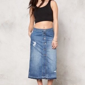 ONLY Ashton Skirt Medium Blue Denim