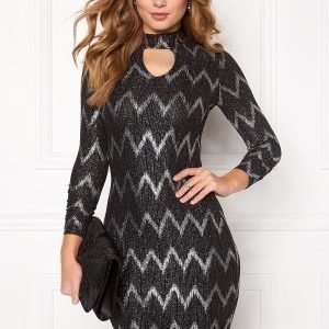 ONLY Bella Highneck L/S Dress Black