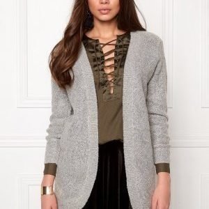 ONLY Bretagne L/S Cardigan Light Grey Melange