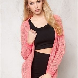 ONLY Brice l/s open cardigan Neon Pink