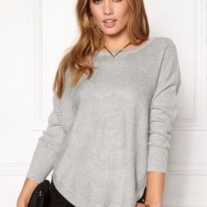 ONLY Bridget l/s Pullover Knit Light Grey Melange