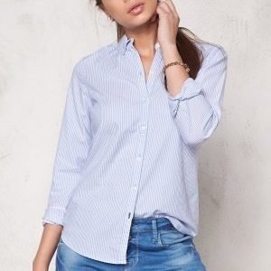 ONLY Cici L/S Oxford Shirt Blue Bell