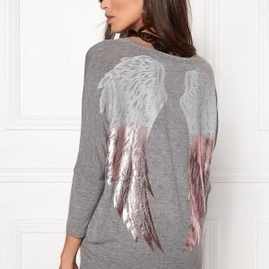 ONLY Denni Mix Foil Wings Light Grey Melange