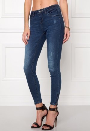 ONLY Kendell Ankle Jeans Dark Blue Denim - Vaatekauppa24.fi