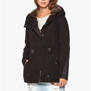 ONLY Leeds canvas parka Black