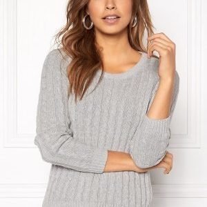 ONLY Loui L/S Pullover Light Grey Melange