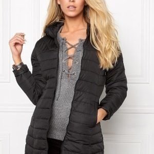 ONLY Marit Quilted Hood Jacket Black