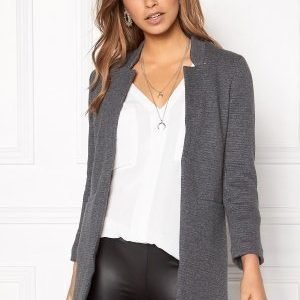 ONLY Mya Soft Blazer Jacket Dark Grey Melange