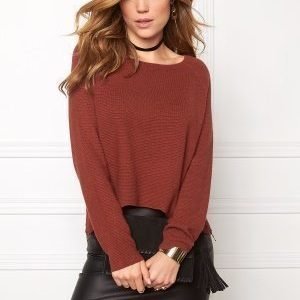 ONLY New Tessa Zip Pullover Henna