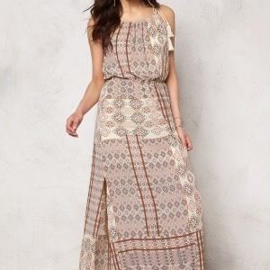 ONLY Nova lux desert dress Bone White