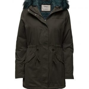 ONLY Onlblog Contrast Fur Parka Otw parkatakki