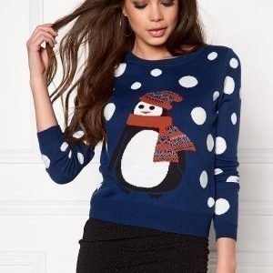 ONLY Pingu l/s pullover knit Night Sky