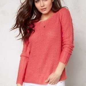 ONLY Sia l/s Pullover Knit Rose of Sharon