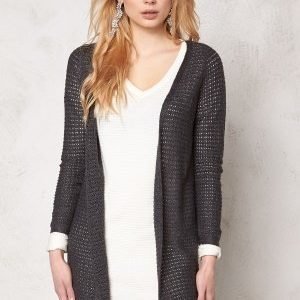 ONLY Sia l/s open cardigan Dark Grey Melange