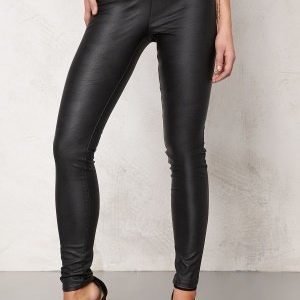 ONLY Simple Jane Pu Leggings Black