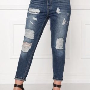 ONLY Tonni Boyfriend Jeans Medium Blue Denim