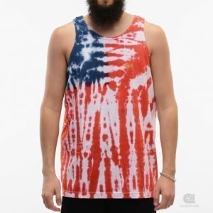 Obey Dewallen Splatter Flag Tank