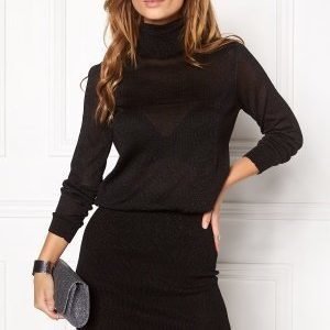 Object Brooklyn l/s knit dress Black