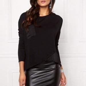 Object Elsa Petti L/S Top Black