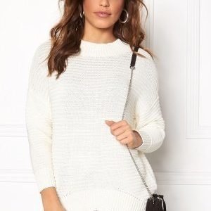 Object Maries L/S knit pullover Gardenia