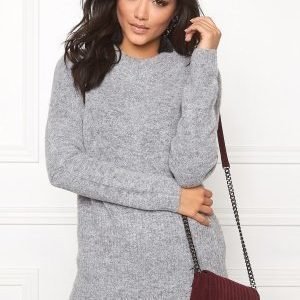 Object Nina nonsia L/S knit Medium grey melange