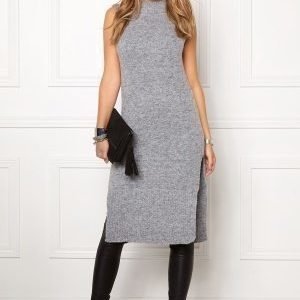 Object Nina nonsia S/L knit Medium grey melange