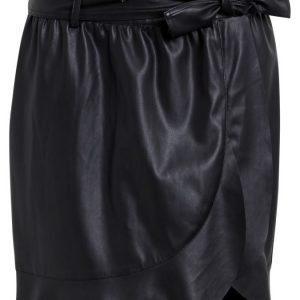 Object Objdonna Pu Skirt Lyhyt Pe-Hame