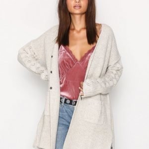 Odd Molly Ballroom Long Cardigan Neuletakki Chalk