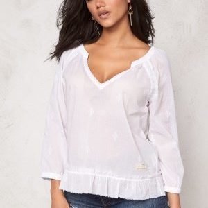 Odd Molly Escape l/s blouse Bright White