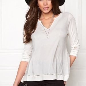 Odd Molly Halo l/s Blouse Light Chalk