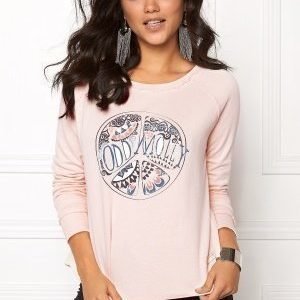 Odd Molly Happy Print Sweater Shell