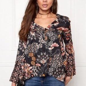 Odd Molly Intuition Blouse Almost Black