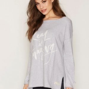 Odd Molly Sizzling Sweater Neulepusero Light Grey Melange